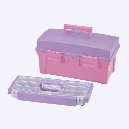 [4947] CAJA VANITY 16" ROSA/LILA