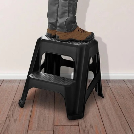 [12609] ESCALESILLA PRO 2 NIVELES NEGRA