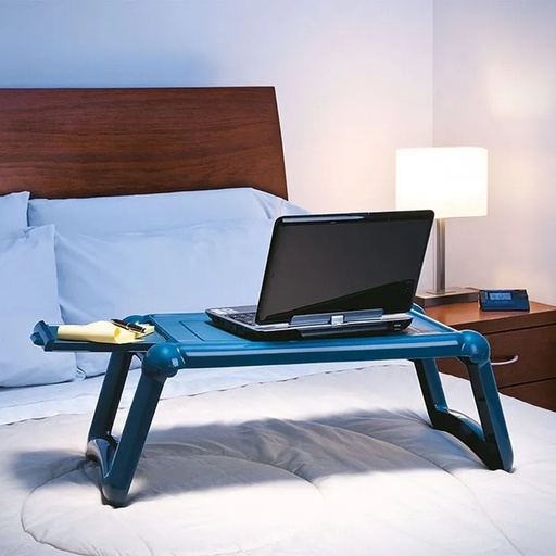 [7127] MESA PARA LAPTOP 34 X 67CM AZUL 