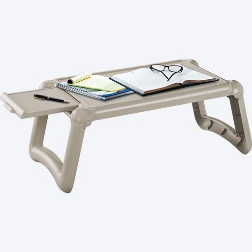 [7126] MESA PARA LAPTOP 34 X 67CM CREMA