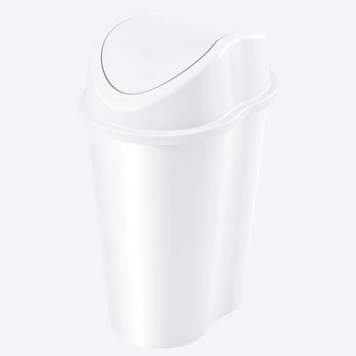 [7594] PAPELERA STYLO TV 25 LTS BLANC