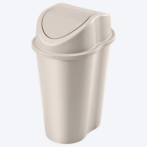 [7192] PAPELERA STYLO TV 25 LTS CREMA