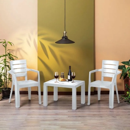 [12678] MESA BARU CENTRO 65X50CM GRIS HIELO