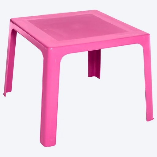 [3608] MESA PARA NINO CUADRADA ROSADO 72 CM