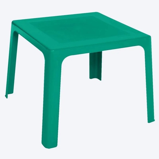 [3585] MESA PARA NINO CUADRADA VERDE MARINO 72C