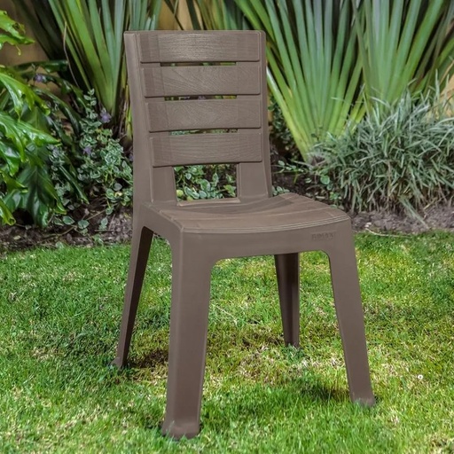 [12967] SILLA BARU SIN BRAZO MOCCA