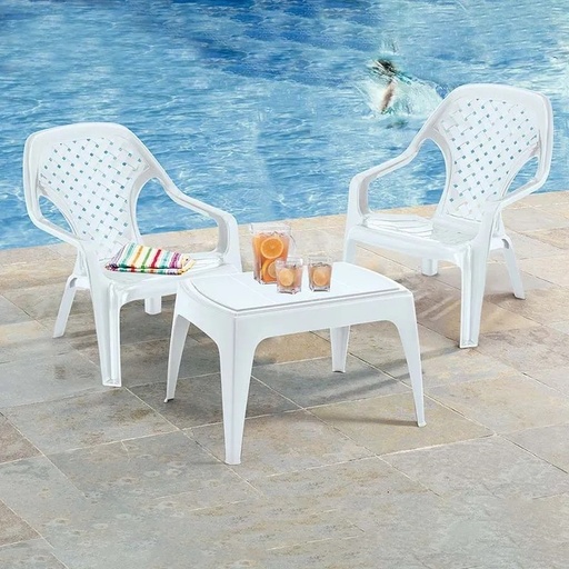 [3373] SILLA PLAYERA CREMA
