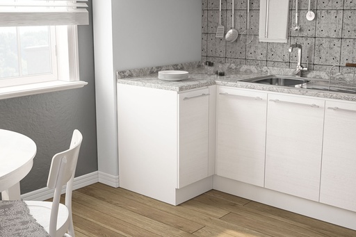 [160646.0001] MUEBLE PARA COCINA, BLANCO, SIN TOPE, 160646.0001