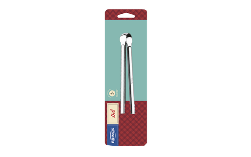 [2051/304] PINZA DE ACERO INOXIDABLE PARA  HIELO 16CM BELI