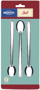 [2050/327] CUCHARA DE ACERO INOXIDABLE PARA HELADO - 3 PIEZAS BELI
