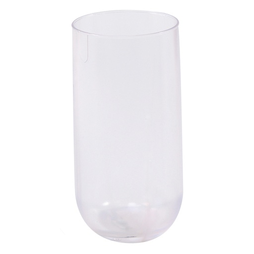 [21002/0009] VASO DE PLÁSTICO ALTO FUN 400ML CRISTAL