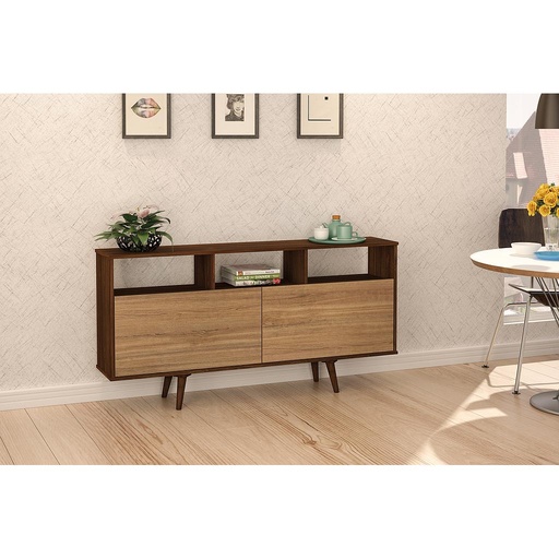[170196.0002] Credenza - Aparador Osasco Imbuia/Capuchino